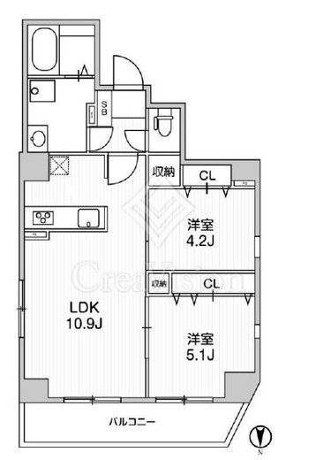BLAU本所一丁目　803号室　間取り