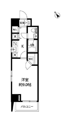 ルクレ日本橋馬喰町　302号室　間取り
