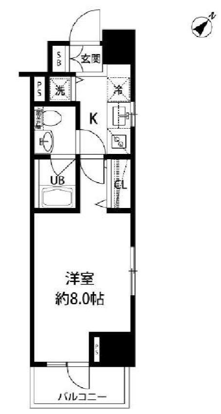 ルクレ日本橋馬喰町　207号室　間取り