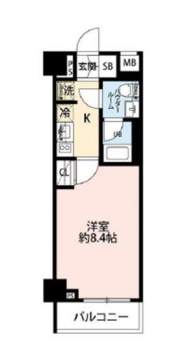 イアース本所吾妻橋　704号室　間取り