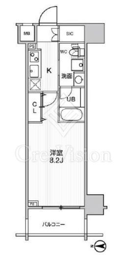 ステージグランデ錦糸町2　505号室　間取り