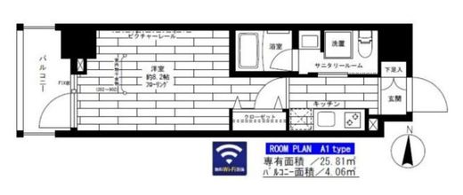 ステージグランデ錦糸町2　702号室　間取り