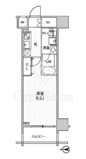 ステージグランデ錦糸町2　905号室　間取り
