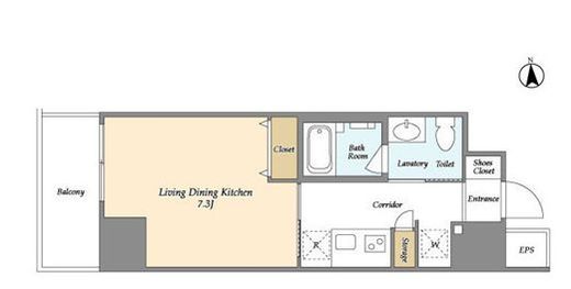 ザ・グローヴ浅草　403号室　間取り