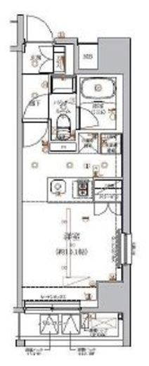 RELUXIA CITY両国 (リルシアシティ両国)　803号室　間取り