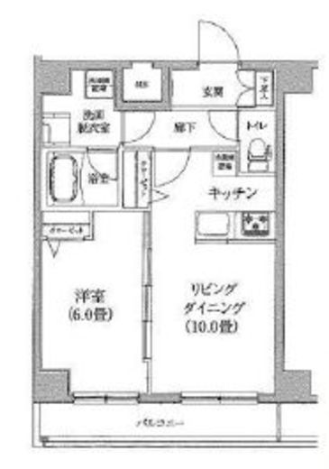 ティモーネ深川リーヴァ　204号室　間取り