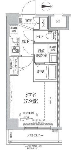ティモーネ深川リーヴァ　501号室　間取り