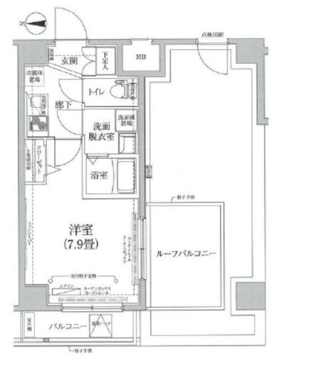 ティモーネ深川リーヴァ　705号室　間取り