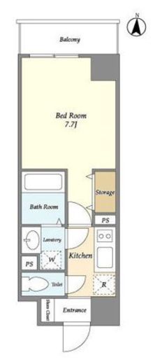 リテラス森下　202号室　間取り