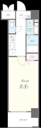 Oz LABEL (オズレーベル)　205号室　間取り