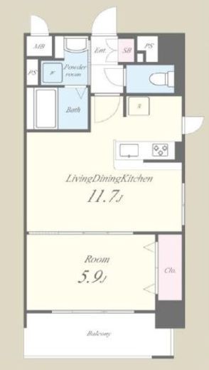 Oz LABEL (オズレーベル)　306号室　間取り