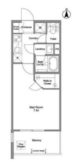 コンフォリア木場親水公園　702号室　間取り