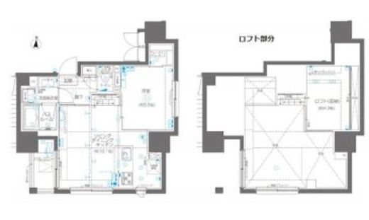 ZOOM錦糸町　1403号室　間取り