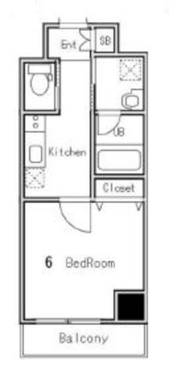 レヴァンテ浅草　904号室　間取り