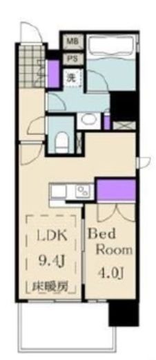 リビオレゾン木場公園　703号室　間取り