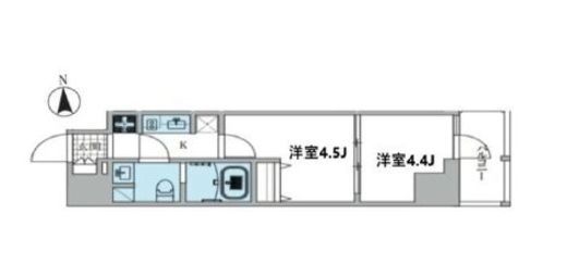 ドムス・スタイル押上　203号室　間取り