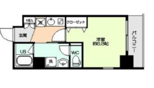 プライマル茅場町　403号室　間取り