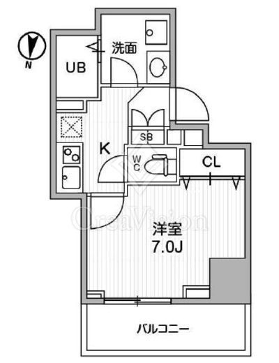 テラス森下　1004号室　間取り