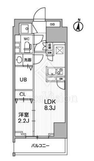 テラス森下　202号室　間取り