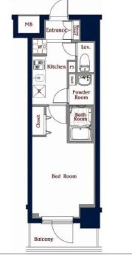 Nステージ上野　1202号室　間取り
