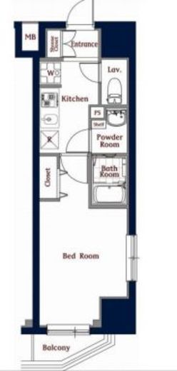 Nステージ上野　204号室　間取り