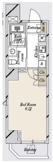 ミリアレジデンス浅草橋Ⅲ　601号室　間取り