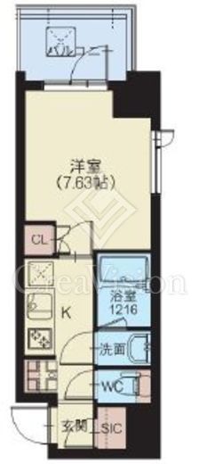 スプランディッド錦糸町2　401号室　間取り