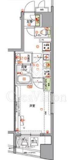 ハーモニーレジデンス両国テラス　101号室　間取り