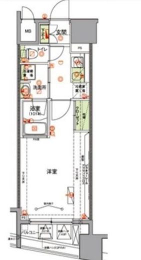 ハーモニーレジデンス両国テラス　903号室　間取り