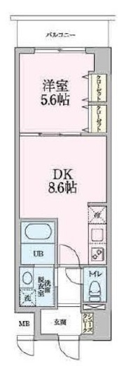 ラ・グリシーヌ　206号室　間取り