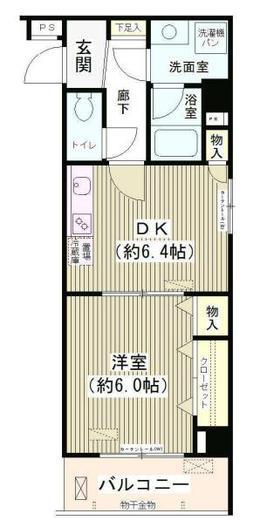カーサミア　405号室　間取り