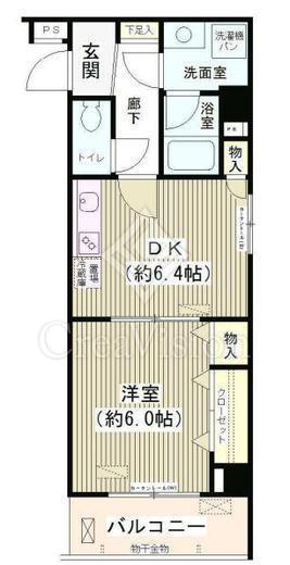 ＣＡＳＡ　ＭＩＡ　504号室　間取り