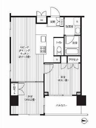 グランハイツ錦糸町　903号室　間取り