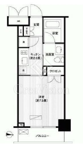 グランハイツ錦糸町　1001号室　間取り