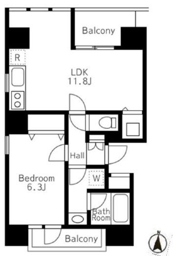 Panache（パナシェ）　201号室　間取り