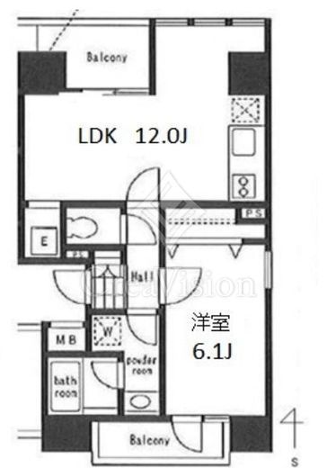 Panache（パナシェ）　303号室　間取り