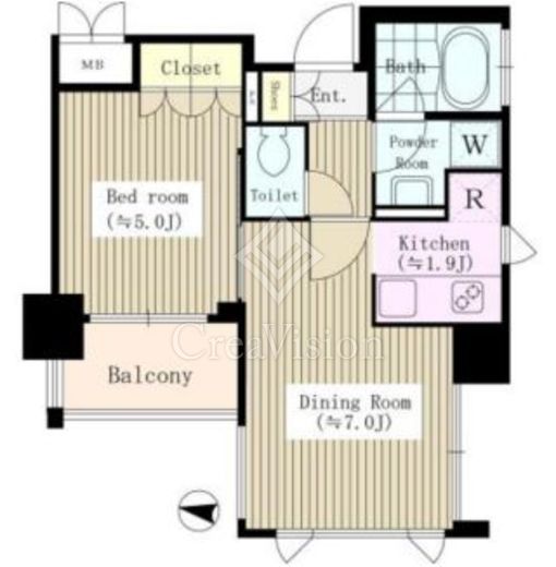 INSULA（インスラ）　404号室　間取り