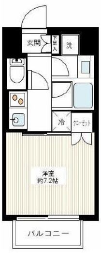 サンウッド錦糸町フラッツ　206号室　間取り