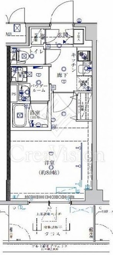 クレイシア・ヴァースクレイシア両国ルクール　102号室　間取り