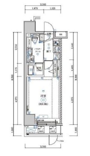 アルテシモラート　701号室　間取り