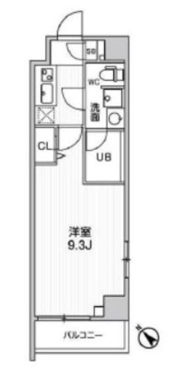 GRACIA PLACE OSHIAGE (グラシアプレイス押上)　604号室　間取り