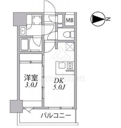 シーフォルム住吉　605号室　間取り