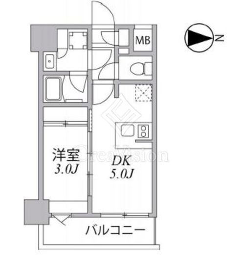シーフォルム住吉　905号室　間取り