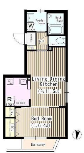 TOKYO FLAT　201号室　間取り