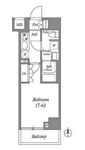 ジェノヴィア本所吾妻橋スカイガーデン　308号室　間取り