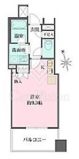 ファミール浅草シティウエスト　302号室　間取り