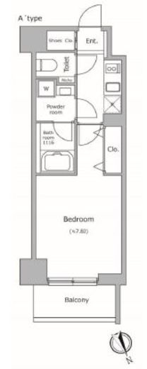 KDXレジデンス浅草　402号室　間取り