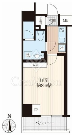 TRACK両国　401号室　間取り