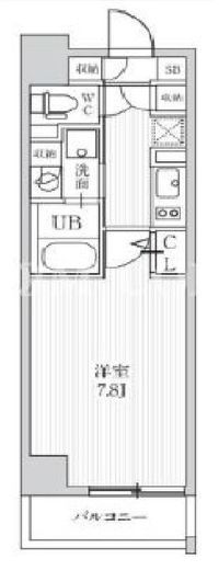 ルネサンスコート両国　403号室　間取り
