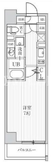 ルネサンスコート両国　602号室　間取り